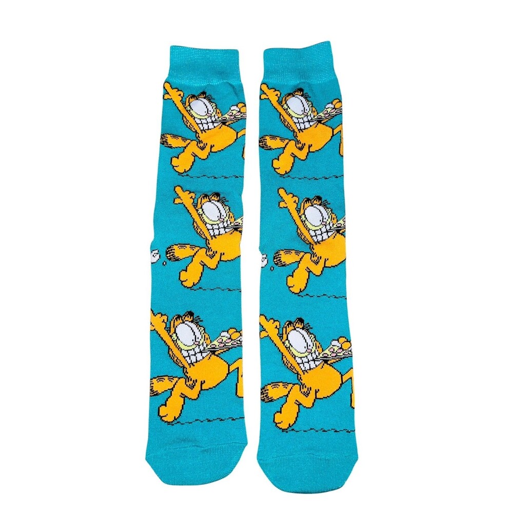 Unbranded Garfield Crew Socks Unisex Adults